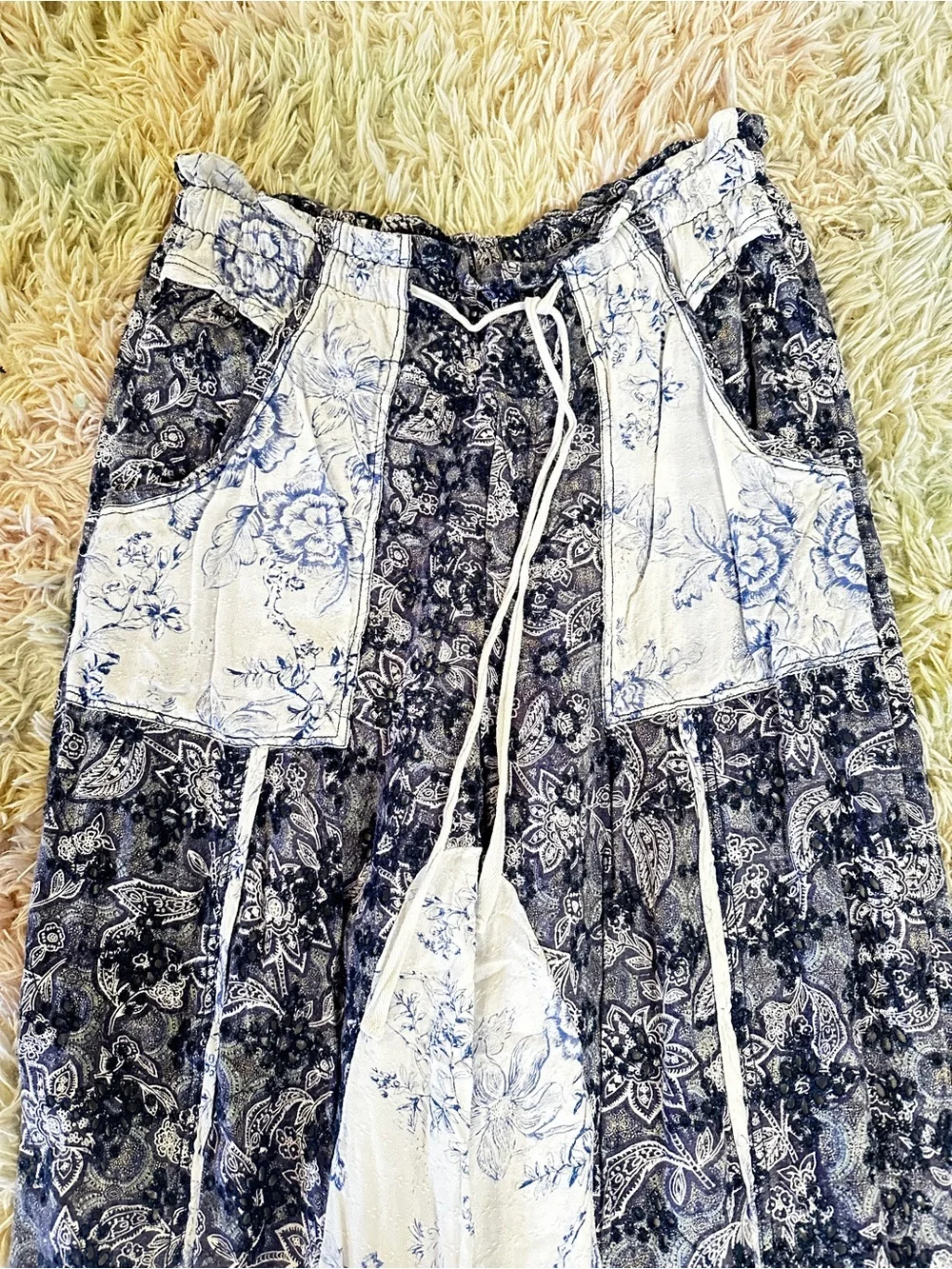 Free People Sweet It Is Printed Pants Size Small